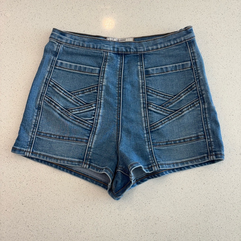 Free People Denim Shorts